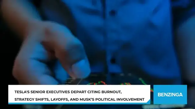 'Video thumbnail for Tesla's Senior Executives Depart Citing Burnout, Strategy Shifts, Layoffs, And Musk’s Political Involvement'