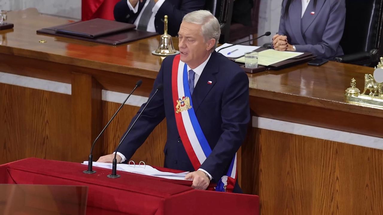 Video thumbnail for Chile: Chilean President Kast delivers his annual address at National Congress.