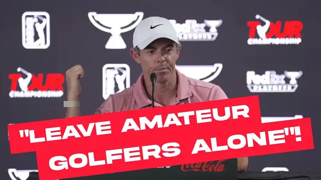 Video thumbnail for Rory McIlroy: Leave amateur golfers alone with golf ball rollback
