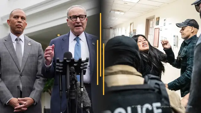 'Video thumbnail for Shutdown just hours away, ICE agent who shoved woman returns to work: Unbiased Updates, Sept. 30, 2025'