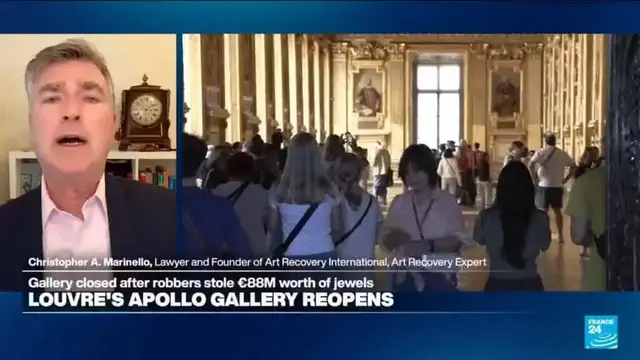 Video thumbnail for 'Our cultural institutions not safe: If they could break into the Louvre, they can get in anywhere'