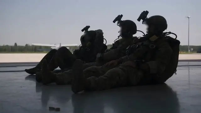 'Video thumbnail for U.S. Army Green Berets Practice HALO Jumps Over Latvia'