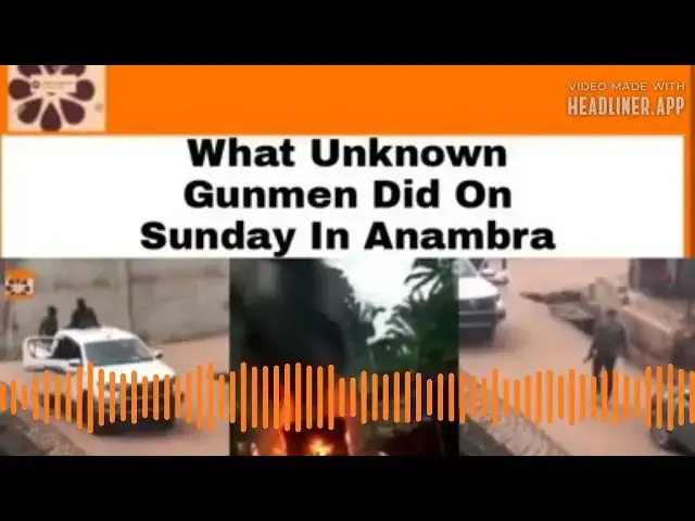 Video thumbnail for What Unknown Gunmen Did On Sunday In Anambra ~ OsazuwaAkonedo