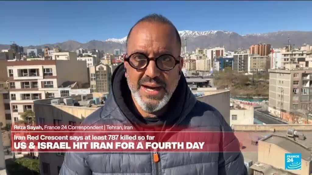 Video thumbnail for US & Israel hit Iran for a fourth day, at least 787 civilians killed