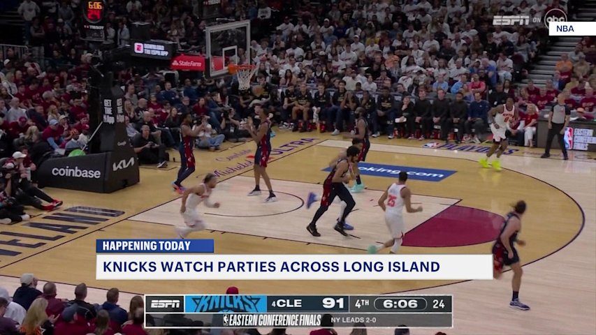 Video thumbnail for Knicks fans prepare for watch parties across Long Island