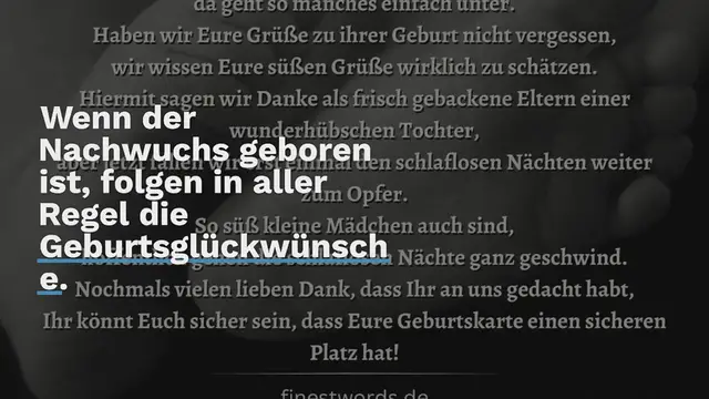 Video thumbnail for 27 „Danke“ Sprüche Zur Geburt: Kurze & Lustige Texte für Karten