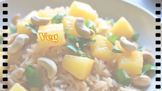 Video thumbnail for Vegan Pineapple Cashew Fried Rice