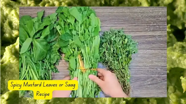 Video thumbnail for Spicy Flavorful Saag or Mustard Leaves Recipe