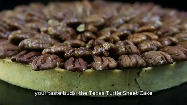 Video thumbnail for Texas Turtle Sheet Cake recipe