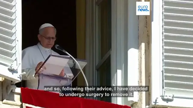 Video thumbnail for Pope Leo XIV to have surgery in 'coming days' to remove nodule in lung