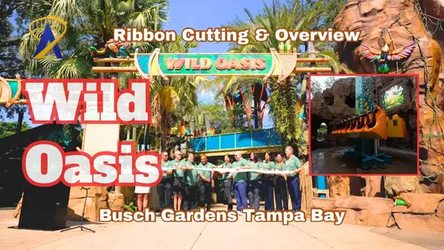 Video thumbnail for Wild Oasis Ribbon Cutting and Overview - Busch Gardens Tampa Bay