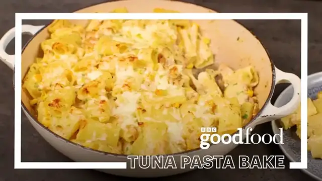 Video thumbnail for Tuna pasta bake