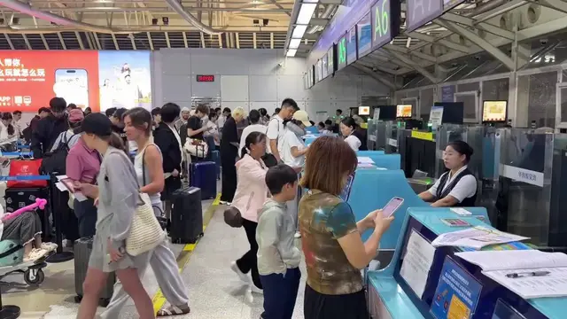 Video thumbnail for China: Flights resume at Sanya airport after Typhoon Maysak weakens.