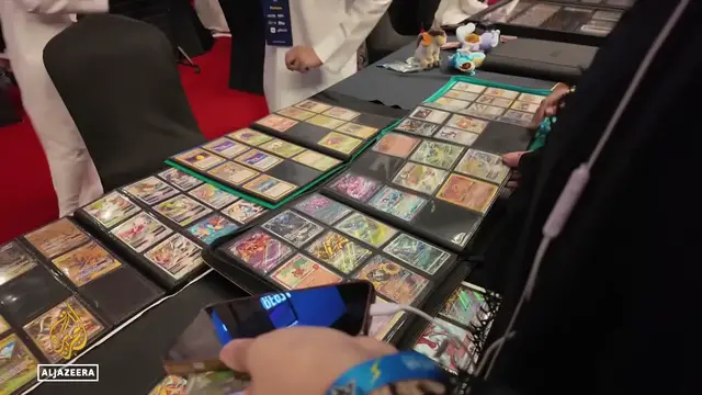 Video thumbnail for The economics of Pokemon cards: Investors and collectors flock to CardzCon in Doha