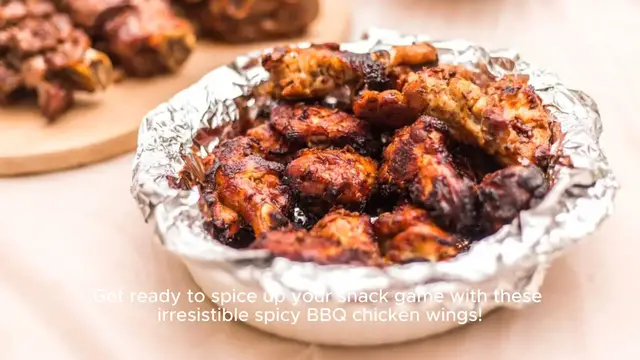 Video thumbnail for Spicy BBQ Chicken Wings Recipe