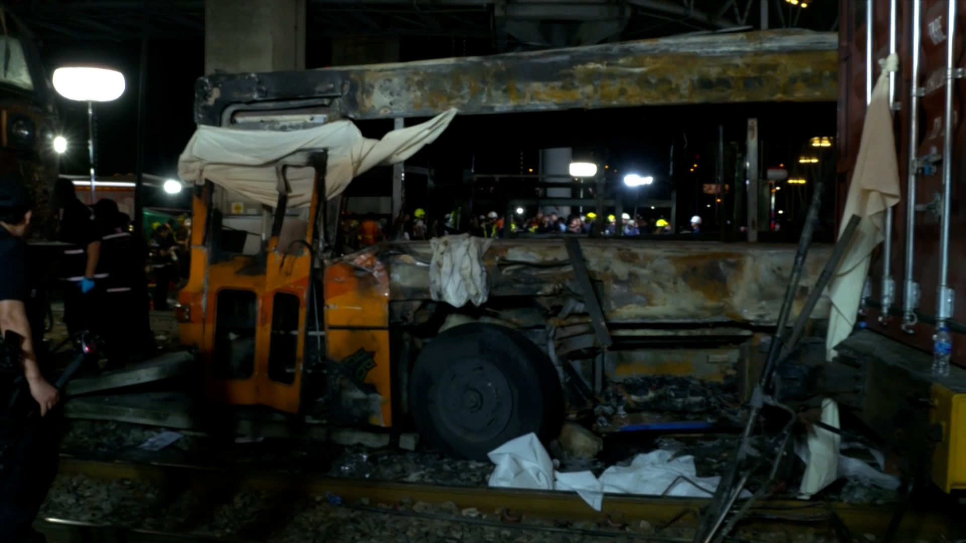 Video thumbnail for Accident kills eight people in Thailand raising questions of rail safety