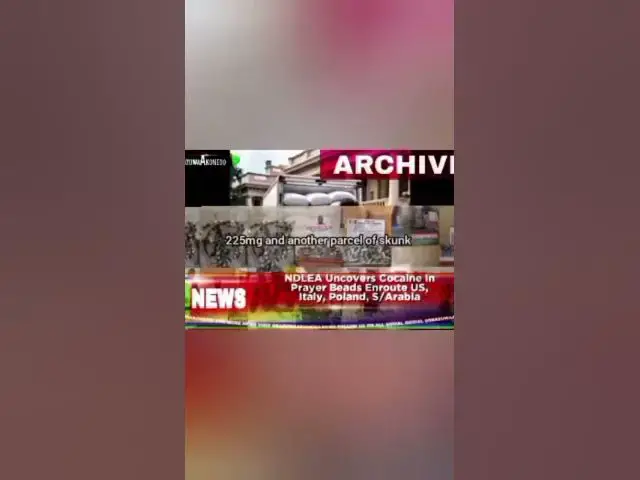 Video thumbnail for NDLEA Uncovers Cocaine In Prayer Beads Enroute US, Italy, Poland, S/Arabia