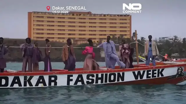 Video thumbnail for Dakar Fashion Week makes the ocean its catwalk
