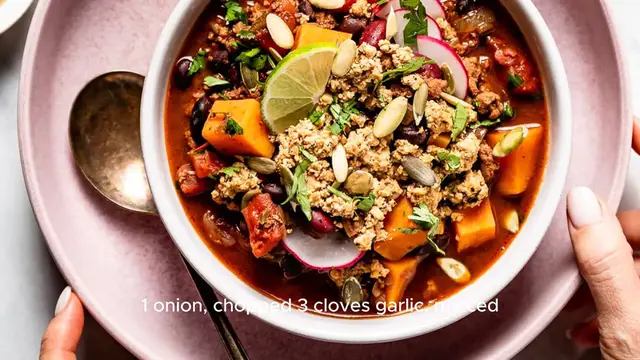 Video thumbnail for Mexican Chocolate Chili Recipe