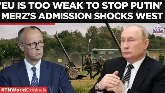'Video thumbnail for German Chancellor Merz Drops Truthbomb, Says, 'Europe Cannot Pressurize Russia Without U.S.'s Help''