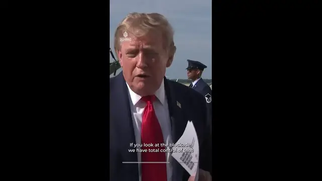Video thumbnail for Trump: ‘We’re seeing what happens’ on sanctions for Iran