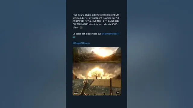 Video thumbnail for 20 studios d'effets visuels et 1500 d'effets visuels  SEIGNEUR DES ANNEAUX LES ANNEAUX DU POUVOIR