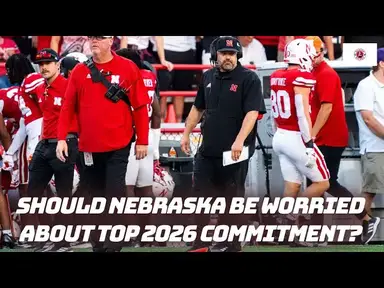 'Video thumbnail for Should Nebraska football be worried about a 4-star flip? The state of Nebraska basketball'