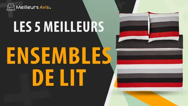 Video thumbnail for ⭐️ MEILLEUR ENSEMBLE DE LIT - Avis & Guide d'achat (Comparatif 2022)