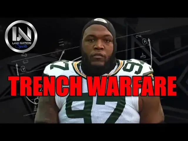 'Video thumbnail for law nation sports: kenny clark film breakdown: cowboys dt run defense analysis, interior push & hand placement'