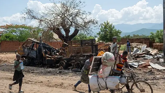 Video thumbnail for DRC accuses Rwanda of killing 1,500 civilians in past month