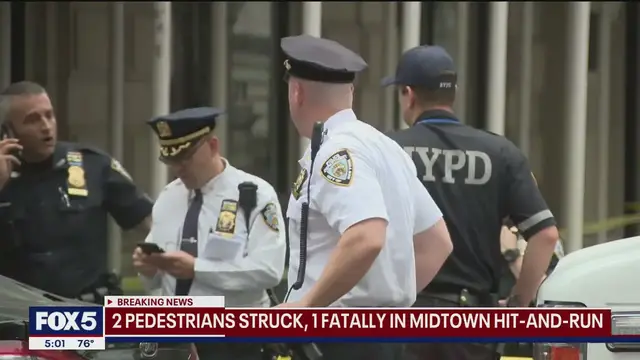 'Video thumbnail for Driver questioned after deadly Midtown hit-and-run near NY Public Library'