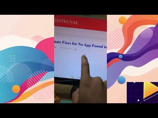 Video thumbnail for FIXED! No App Found to Open Link (new)