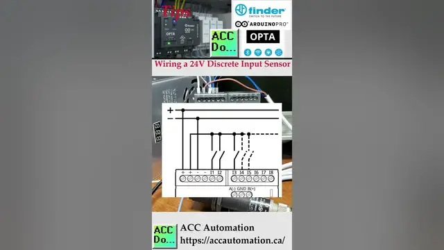 Video thumbnail for Arduino Opta: Step-by-Step Guide to Wiring a 24V Discrete Input Sensor