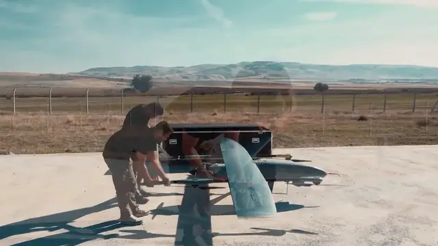 Video thumbnail for Türkiye: Türkiye-Egypt partnership to begin sales of HAMZA-1 UAV.