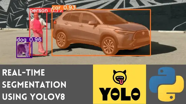 Video thumbnail for YOLOv8 | Real time segmentation using YOLOv8