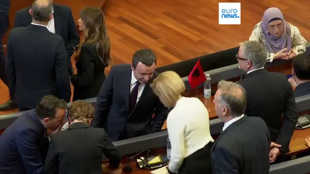 Video thumbnail for Kosovo election: PM Kurti’s Vetëvendosje party leads in exit polls