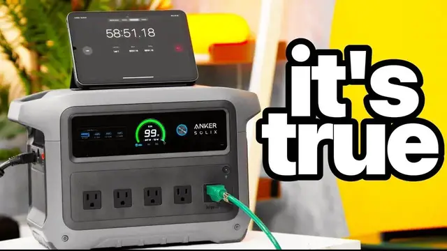 Video thumbnail for Record Breaking Power! Anker SOLIX C1000 Gen 2