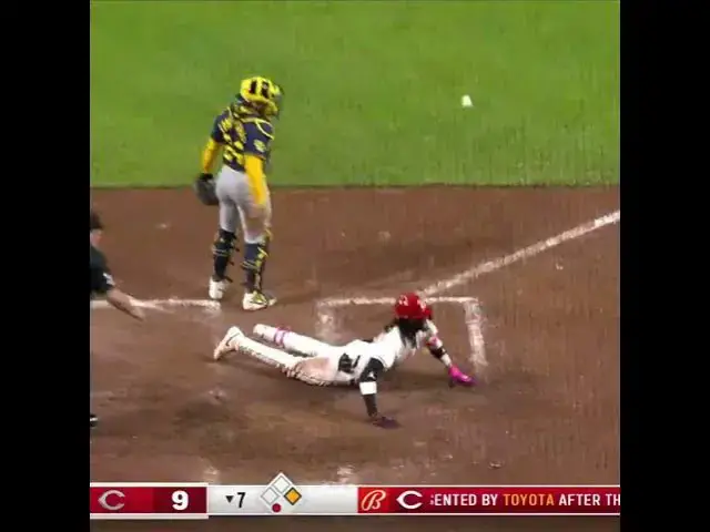 'Video thumbnail for Elly De La Cruz's 16-Second Inside-the-Park HR 😮'