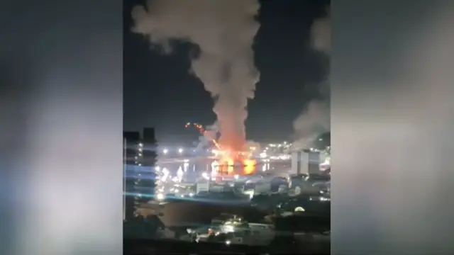 Video thumbnail for Explosions heard over Venezuelan capital Caracas amid US tensions