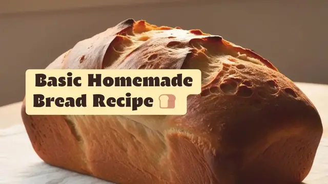 Video thumbnail for Basic Homemade Bread Recipe 🍞