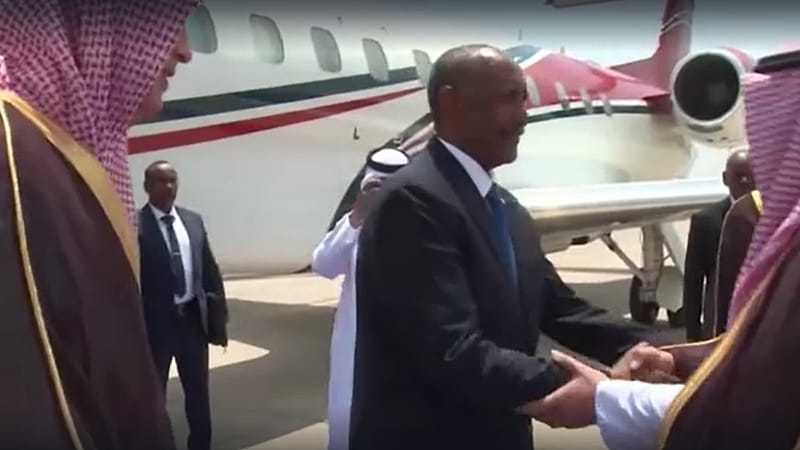 Video thumbnail for Sudan's military chief meets Saudi Crown Prince in Jeddah