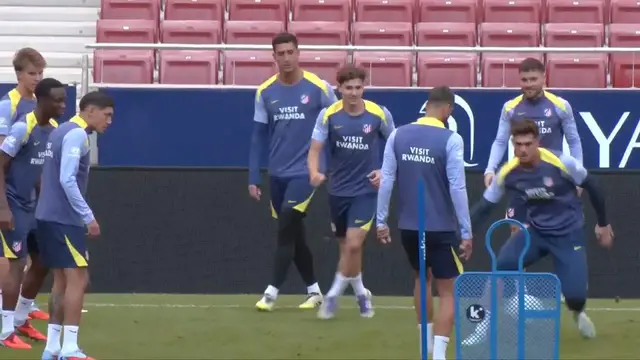 'Video thumbnail for Atletico train on the eve of hosting Real Madrid for La Liga derby'