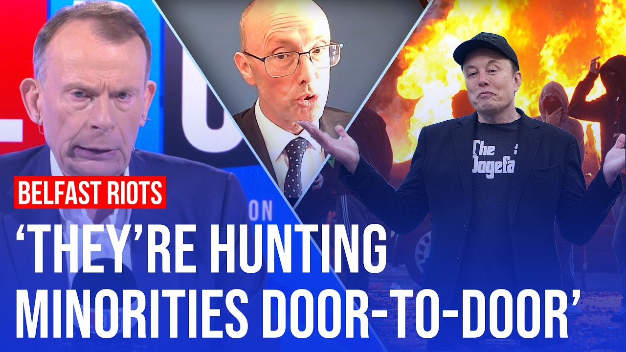 Video thumbnail for Three arrested after Belfast immigration riots | Andrew Marr on LBC