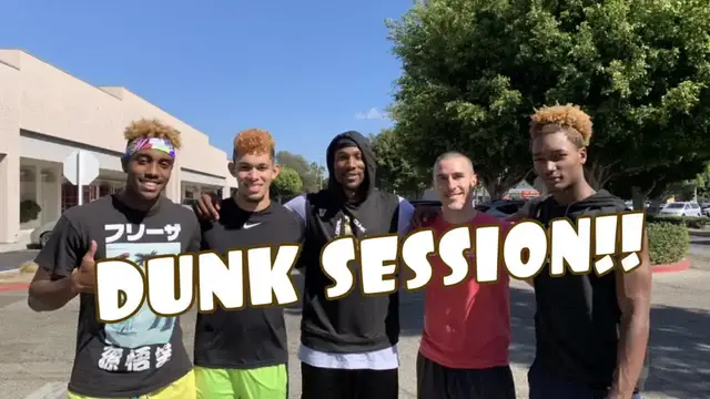 'Video thumbnail for Chris Staples, Tee FlyingHigh, Isaiah Rivera, Elijah Bonds: Dunk Session'