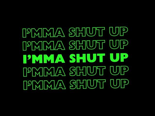 Video thumbnail for K-Holla - "I'mma Shut Up" (Prod. by Ryini Beats) (Clean) // OFFICIAL LYRIC VIDEO