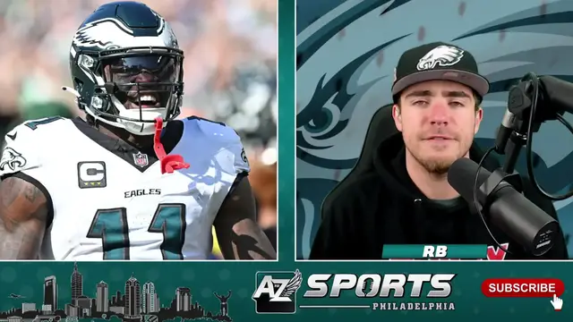 'Video thumbnail for a to z sports philadelphia eagles: aj brown situation spirals! eagles must fix offensive issues now!'