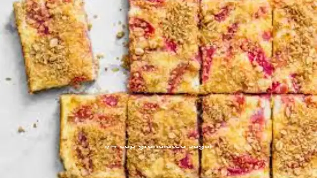 Video thumbnail for Rhubarb Cheesecake Squares