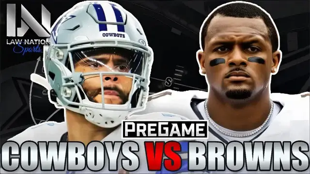 Video thumbnail for Cowboys Pregame Show: Week 1 Vs. Browns