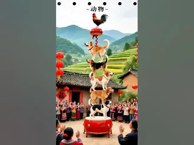 Video thumbnail for Its Really Amazing | How Can its Possible that Dogs and Rooster can do such trick #funny