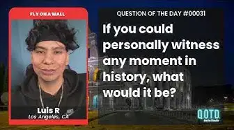 Video thumbnail for Luis would go back in time for a session with the Fab Four!